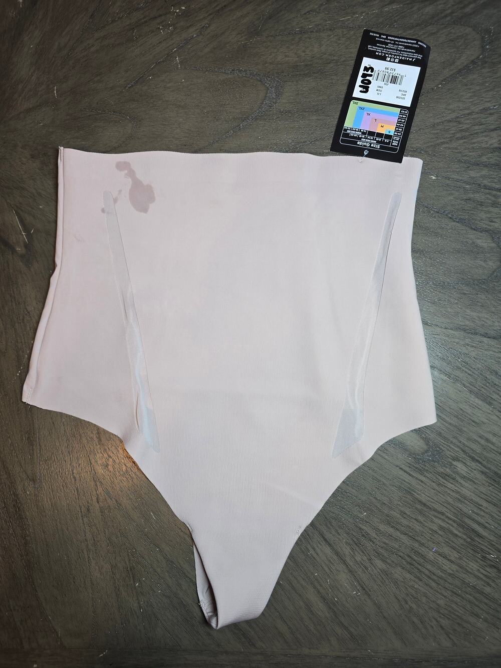 Maidenform Firm Control High Waist Shaping Thong Nude